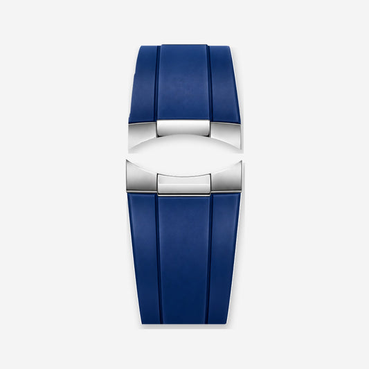 🎁 Daytona Strap – Blue Rubber · Steel (100% off)