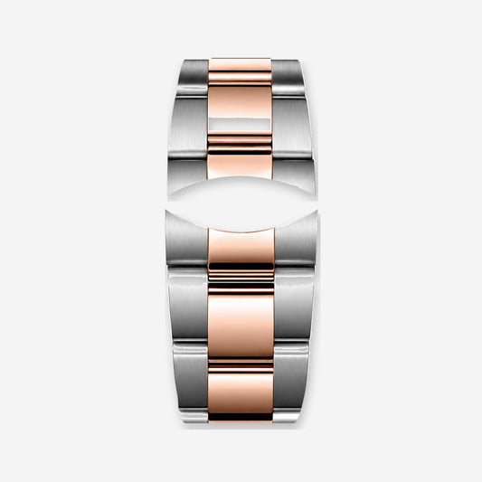🎁 Daytona Strap – Steel & Rose Gold Bracelet (100% off)