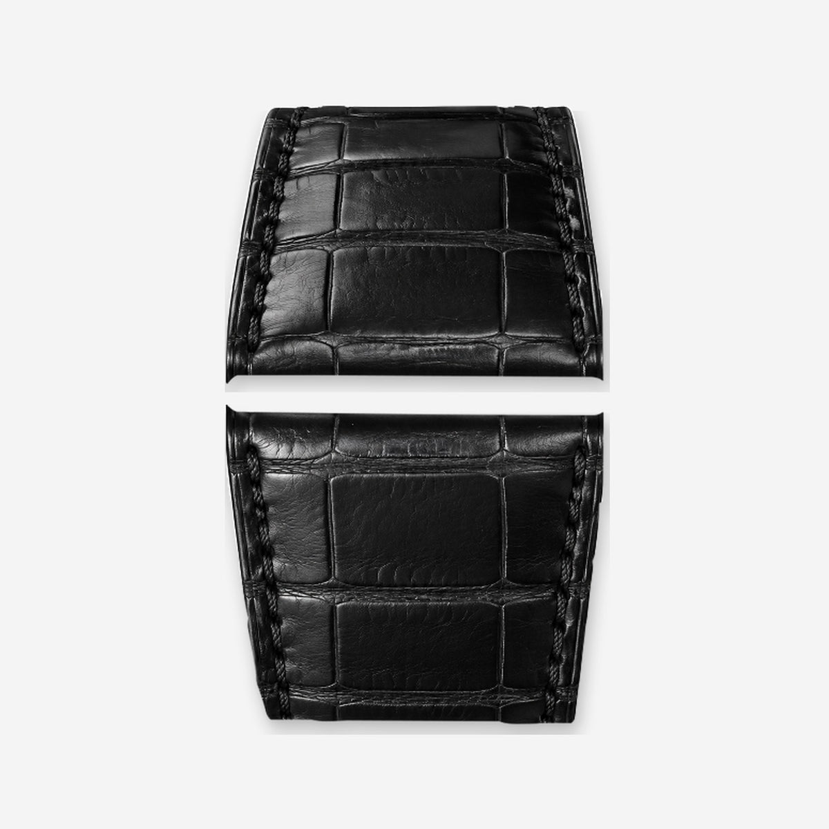 Black Croco Leather Strap | Carré