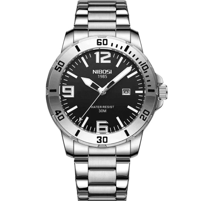 Nibosi Vellum Men's Watch – Black