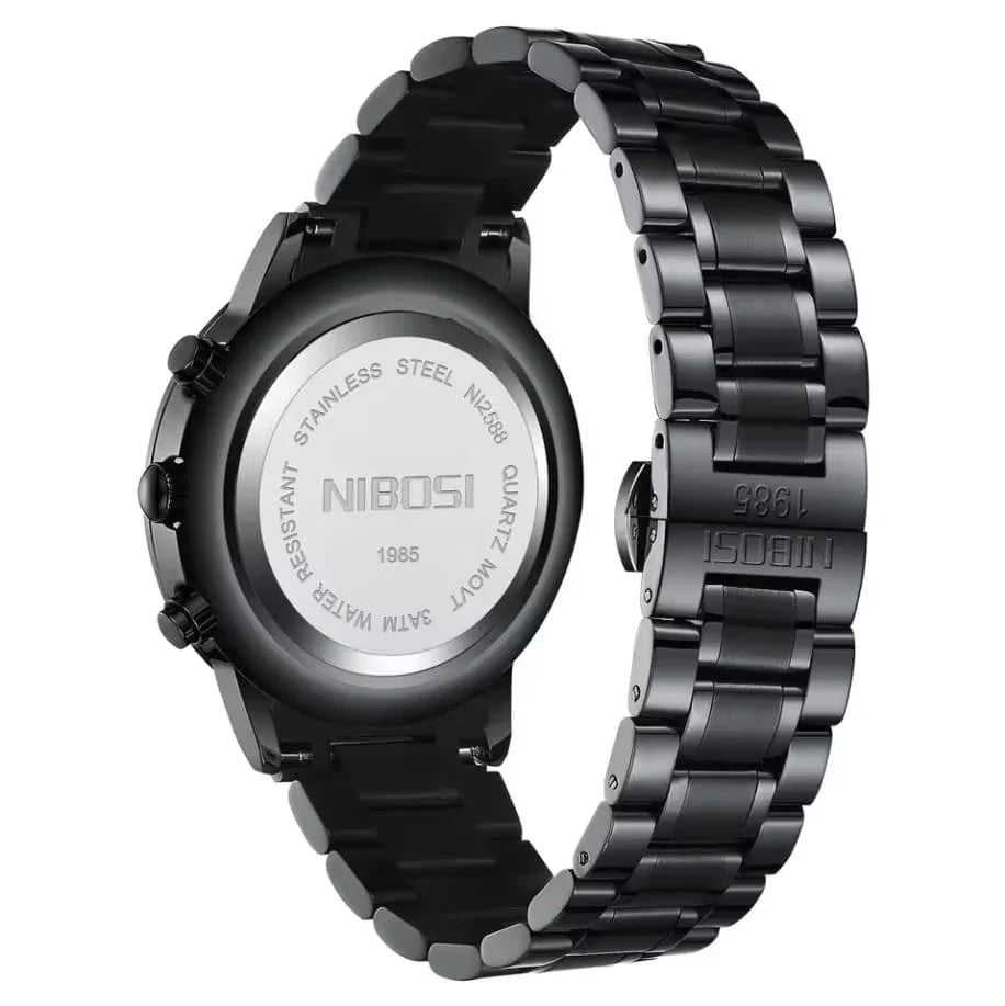 Nibosi Prestige Men's Watch – Black & Green