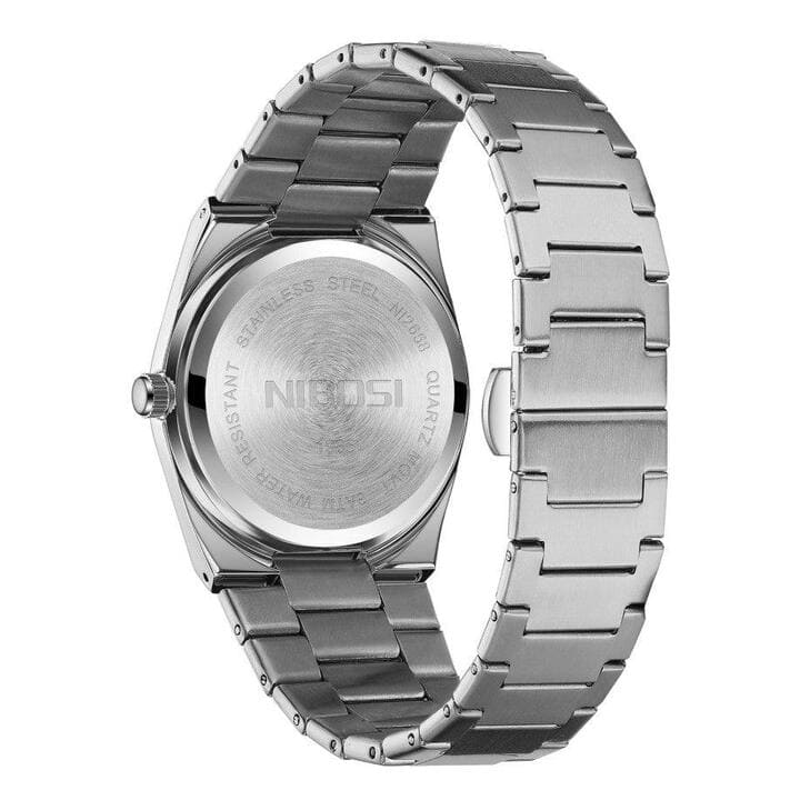 Nibosi Ardenne Men's Watch – Silver & Green