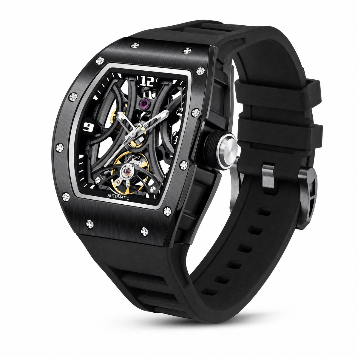 AXEL Apex Skeleton Watch – Black – image 4